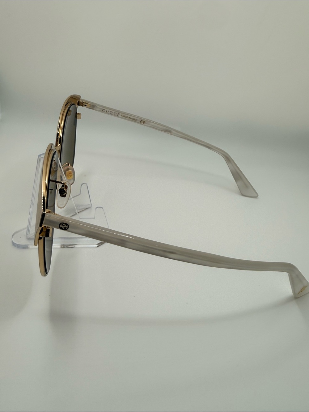 Gucci GG0246SA 003 Gold Brown Sunglasses 57mm with Original Case - Picture 4 of 6